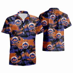 New York Mets Mlb Tommy Bahama Hawaiian Shirt For Men Women