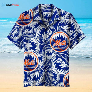 Vintage New York Mets Hawaiian Shirt - Nostalgic Classic Style