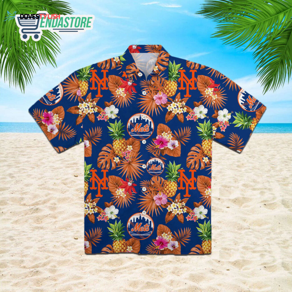 New York Mets Pineapple Hawaiian Shirt – Official MLB Merchandise