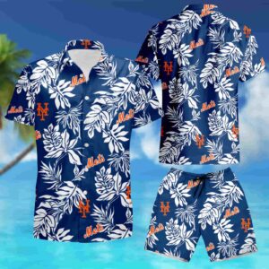 2023 New York Mets Tropical Flower Hawaiian Shirt – Summer Style