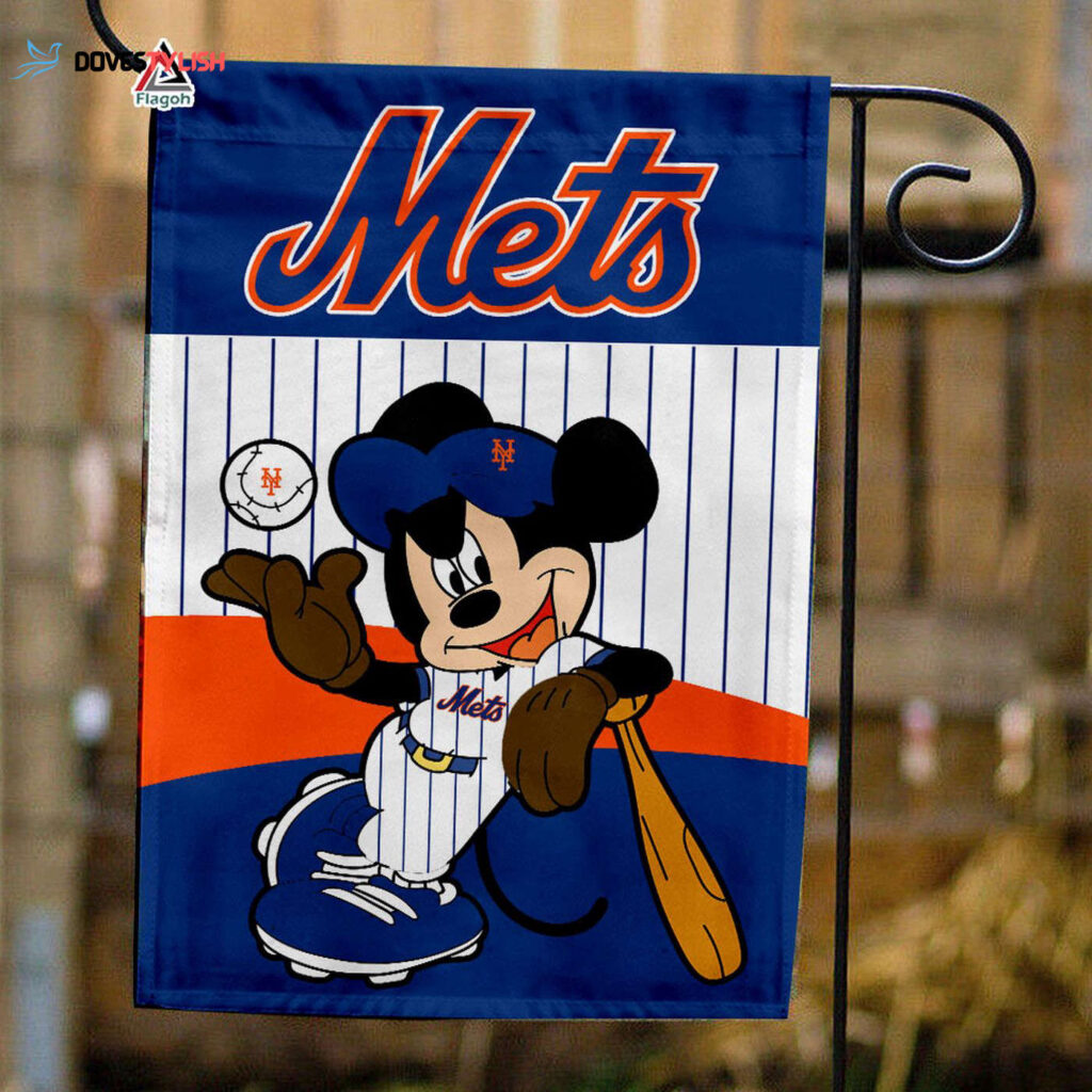 Official New York Mets x Mickey Baseball Flag – MLB Premium Flag