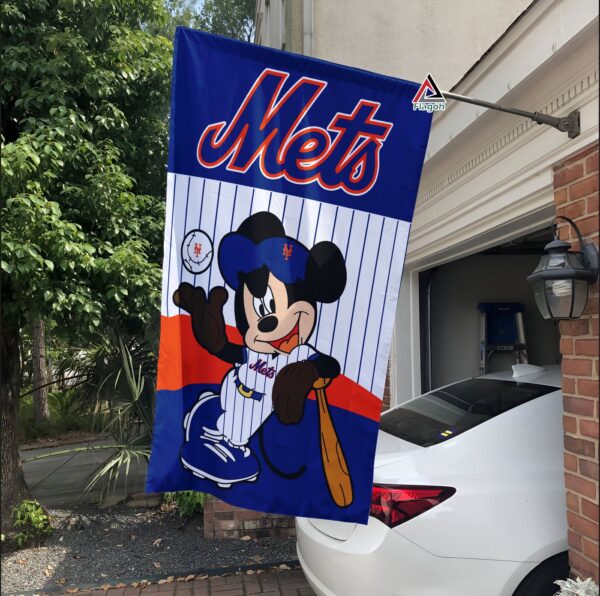 Official New York Mets x Mickey Baseball Flag – MLB Premium Flag