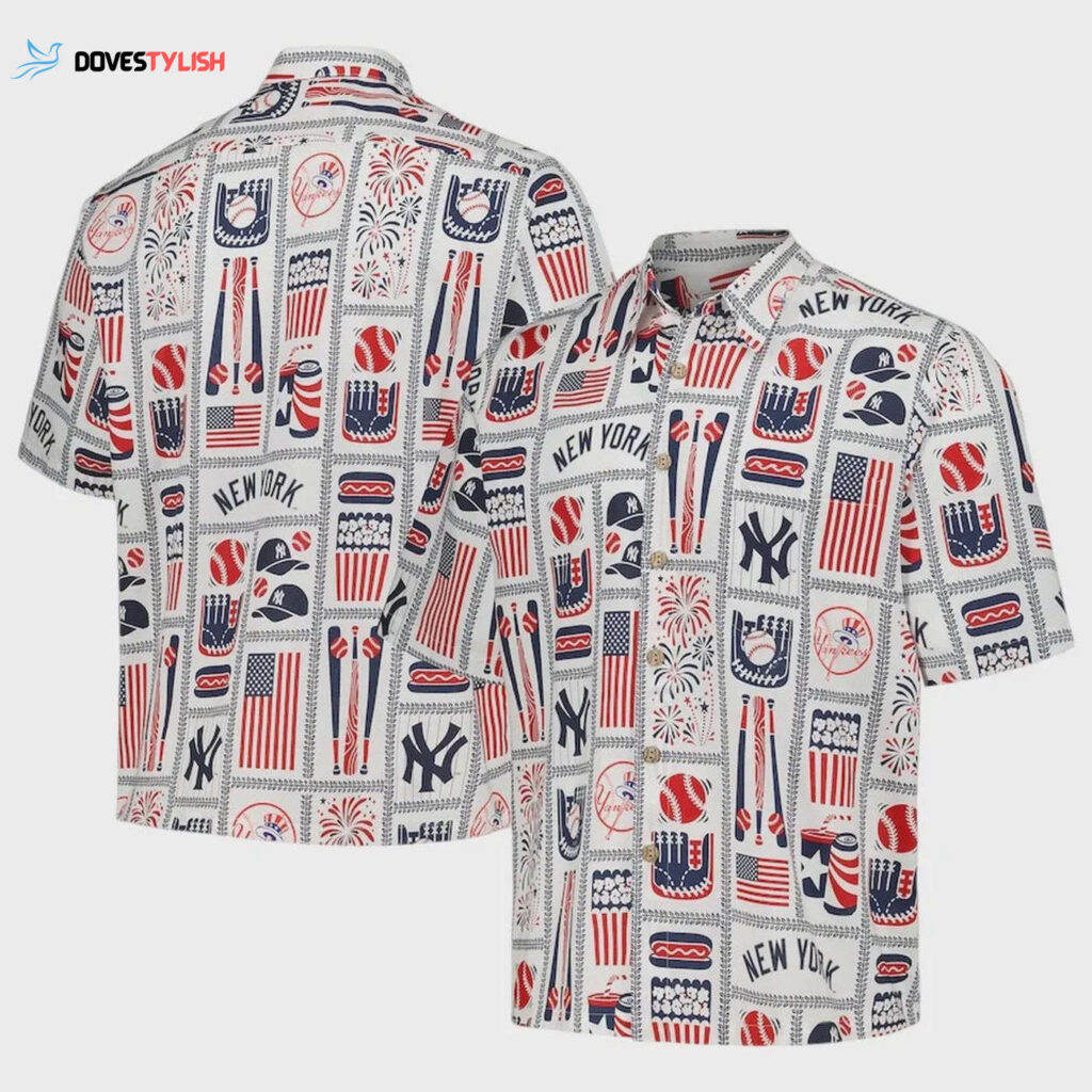 New York Yankees Americana Celebration Hawaiian Shirt – Official MLB Apparel