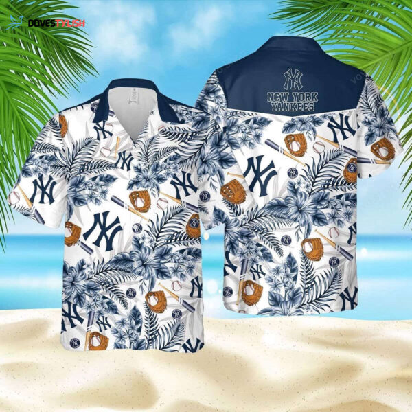New York Yankees Classic Catch Hawaiian Shirt – Official MLB Merchandise