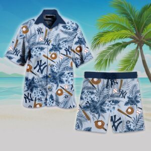 2023 New York Yankees Hawaiian & Short Combo – Official Merchandise