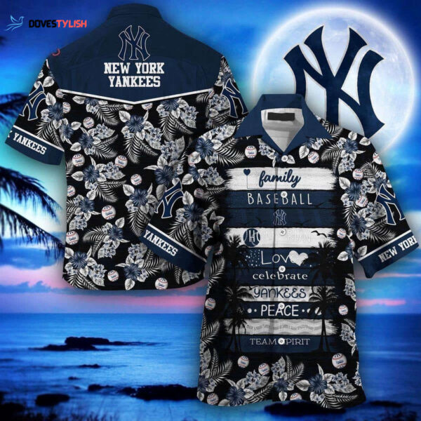New York Yankees Family Spirit Hawaiian Shirt – Official MLB Team Gear