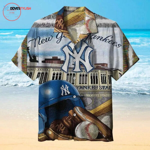 Official New York Yankees Hawaiian Shirt – Stylish MLB Apparel