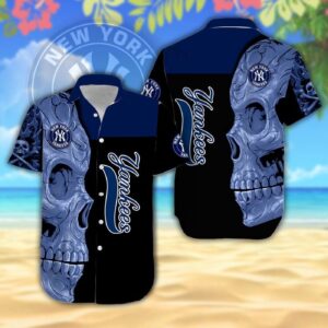 Authentic New York Yankees Hawaiian Shirt – Official MLB Merchandise