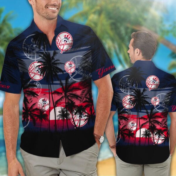 New York Yankees Hawaiian Shirt #3 – Official MLB Merchandise