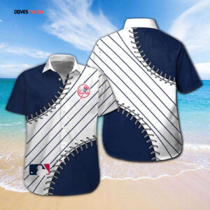 New York Yankees Hawaiian Shirt #4 - Official MLB Merchandise