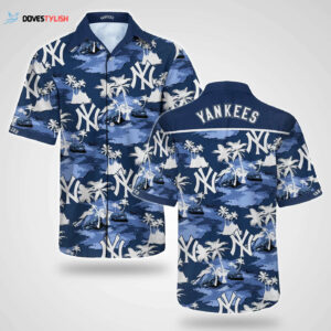 New York Yankees Hawaiian Shirt - Official MLB Baseball Summer Shirt