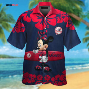 Official New York Yankees & Minnie Mouse Hawaiian Shirt - Limited Edition
