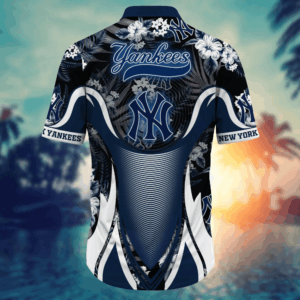 New York Yankees MLB Flower Hawaii Shirt  For Fans, Summer Football Shirts