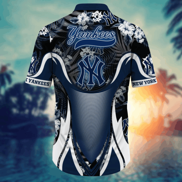 New York Yankees MLB Flower Hawaii Shirt  For Fans, Summer Football Shirts