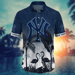 New York Yankees MLB Flower Hawaii Shirt And Tshirt For Fans, Summer Football Shirts
