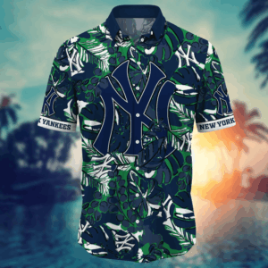 New York Yankees MLB Flower Hawaii Shirt   For Fans, Summer Football Shirts