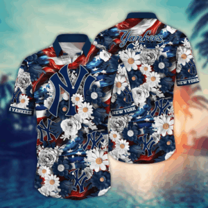 New York Yankees MLB Hawaii Shirt Independence Day, Summer Shirts