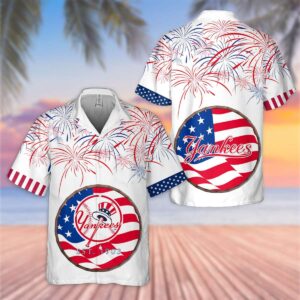 New York Yankees Stars & Stripes Hawaiian Shirt - Celebrate in Style!