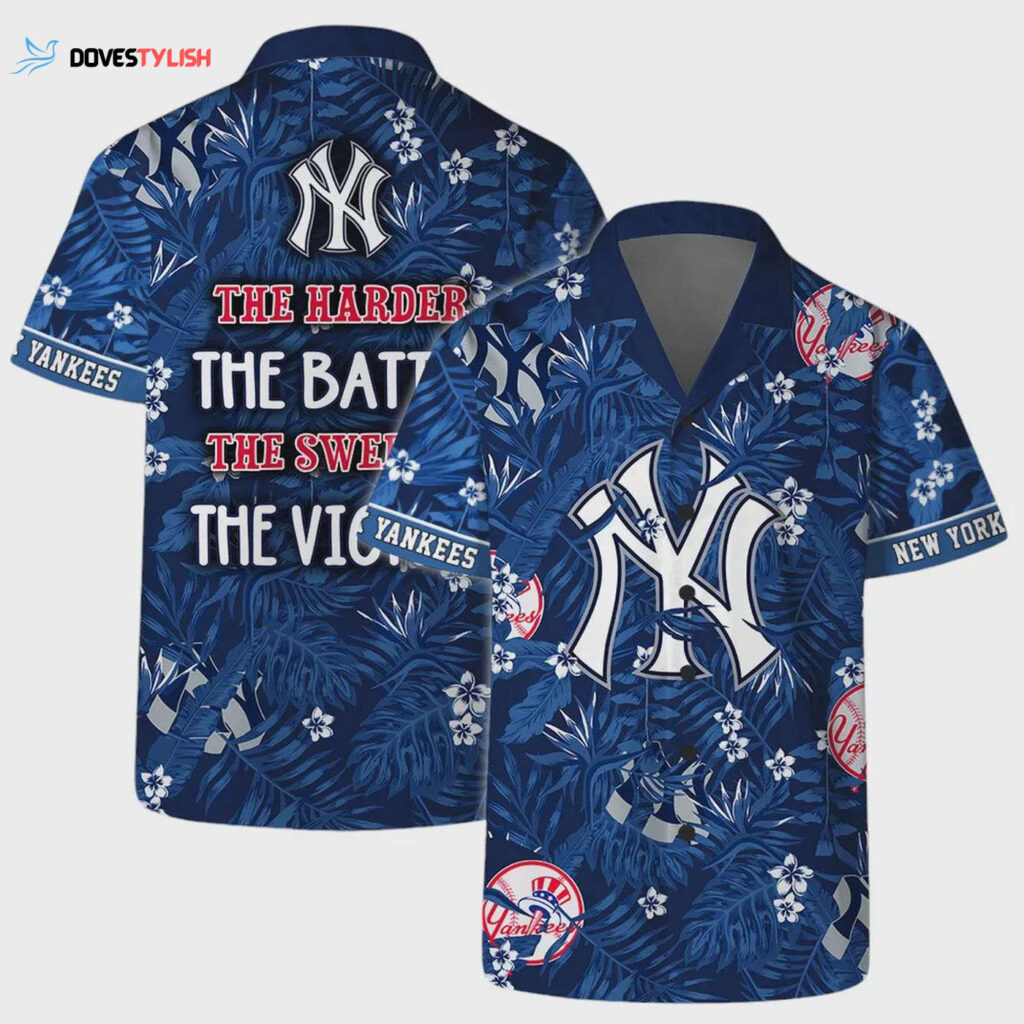 New York Yankees Hawaiian Shirt – The Harder The Victory Design