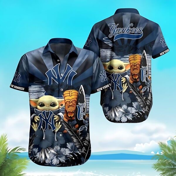 New York Yankees Tiki Fan Hawaiian Shirt – Official MLB Merchandise