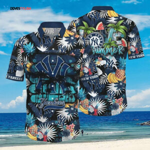 New York Yankees Tropical Hawaiian Shirt - Summer Style Must-Have