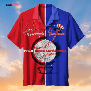 New York Yankees vs St Louis Cardinals Hawaiian Shirt - Official MLB Merchandise