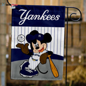 New York Yankees x Mickey Baseball Flag - MLB Premium Flag