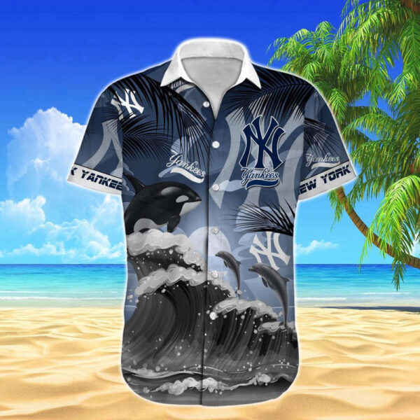 NewYork Yankees MLB-Hawaiian Shirt Custom  For Men Women