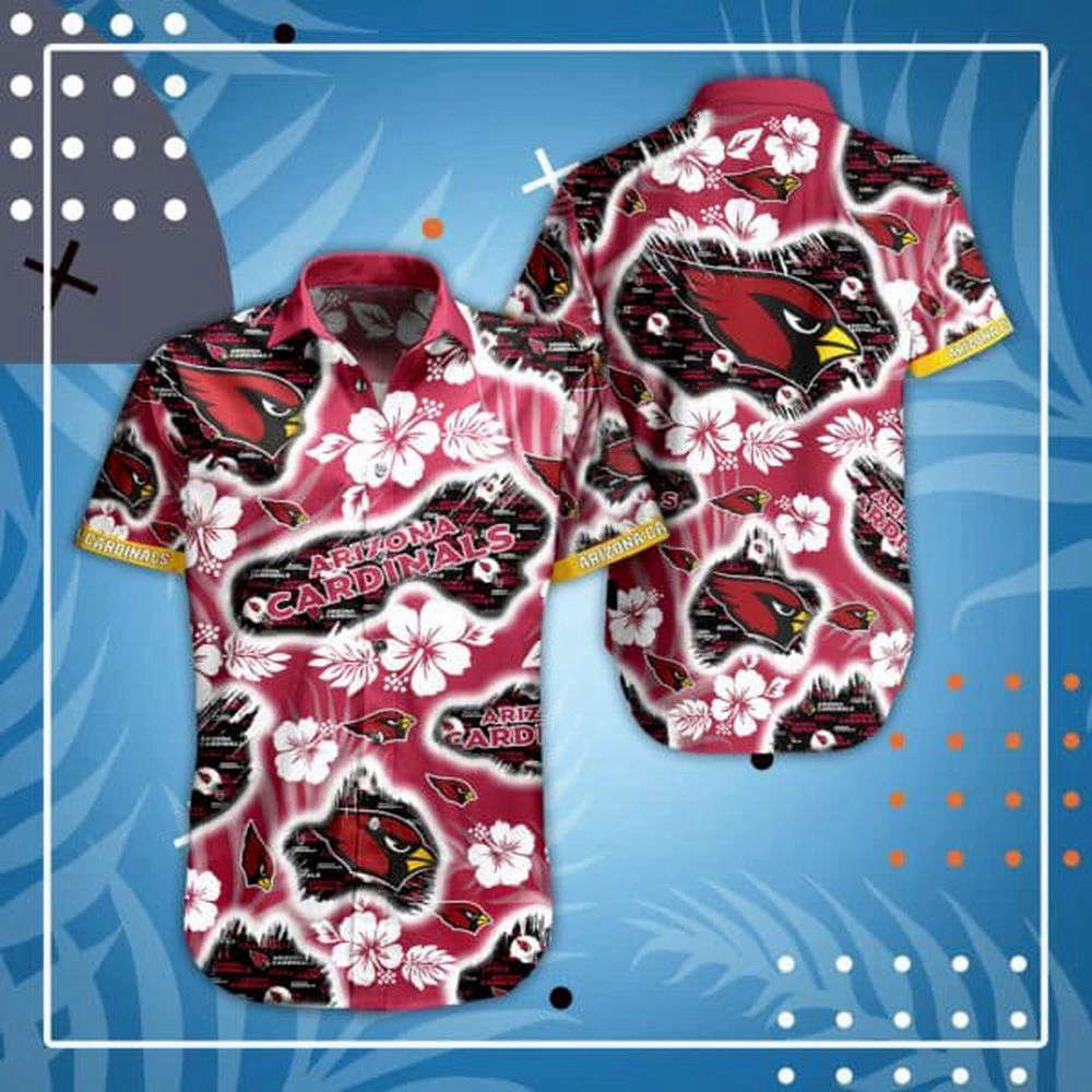 NFL Arizona Cardinals Hawaiian Shirt Summer, Best Gift For Fans NFL Arizona Cardinals Hawaiian Shirt Summer, Best Gift For Fans