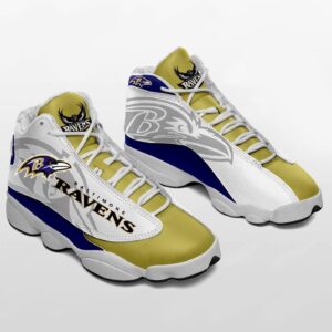 NFL Baltimore Ravens Air Jordan 13 Shoes V2 - Official Team Merchandise