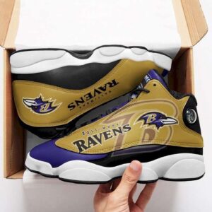 Custom Baltimore Ravens Air Jordan 13 Sneakers – Sport Shoes for Men & Women