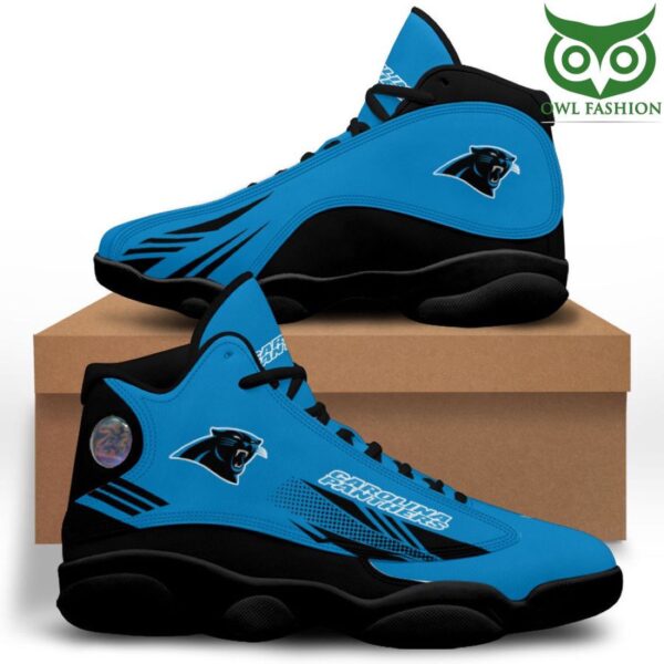 NFL Carolina Panthers Blue Black Air Jordan 13 Shoes – Official Team Merchandise