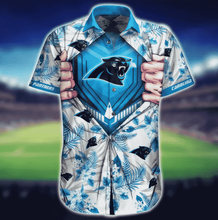 NFL Carolina Panthers Hawaiian Shirt, Best Gift For Men And Women NFL Carolina Panthers Hawaiian Shirt, Best Gift For Men And Women
