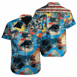 NFL Carolina Panthers Hawaiian Shirt Top Trending Summer, Gift For Men Women