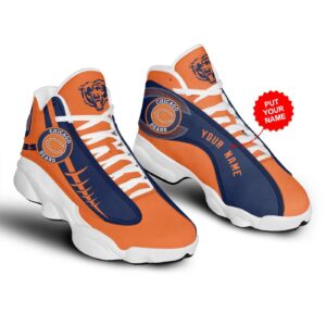 Custom NFL Chicago Bears Air Jordan 13 Shoes – Personalize Your Game Day Style!