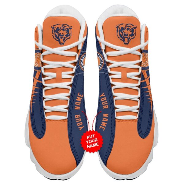 Personalized NFL Chicago Bears Air Jordan 13 Shoes – Custom Name V1