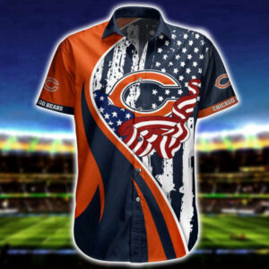 NFL Chicago Bears Hawaiian Shirt Short
