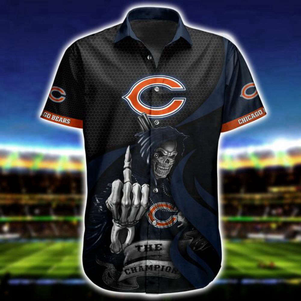 NFL Chicago Bears Hawaiian Shirt Short For Fans NFL Chicago Bears Hawaiian Shirt Short For Fans
