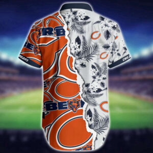 NFL Chicago Bears Hawaiian Shirt Short Mickey All over print