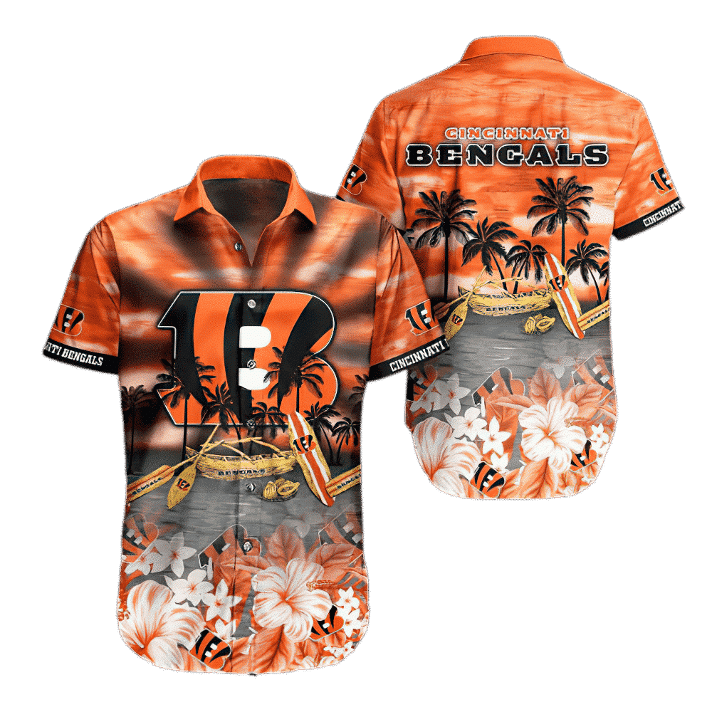 NFL Cincinnati Bengals Hawaiian Shirt ForThis Summer NFL Cincinnati Bengals Hawaiian Shirt ForThis Summer