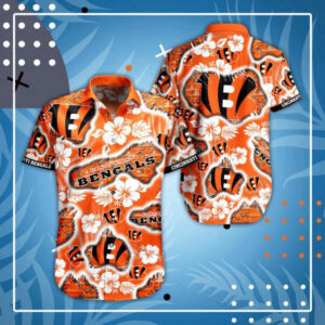 NFL Cincinnati Bengals Hawaiian Shirt Short For Fans