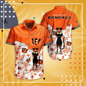 NFL Cincinnati Bengals Hawaiian Shirt   For Fans  For Men Women
