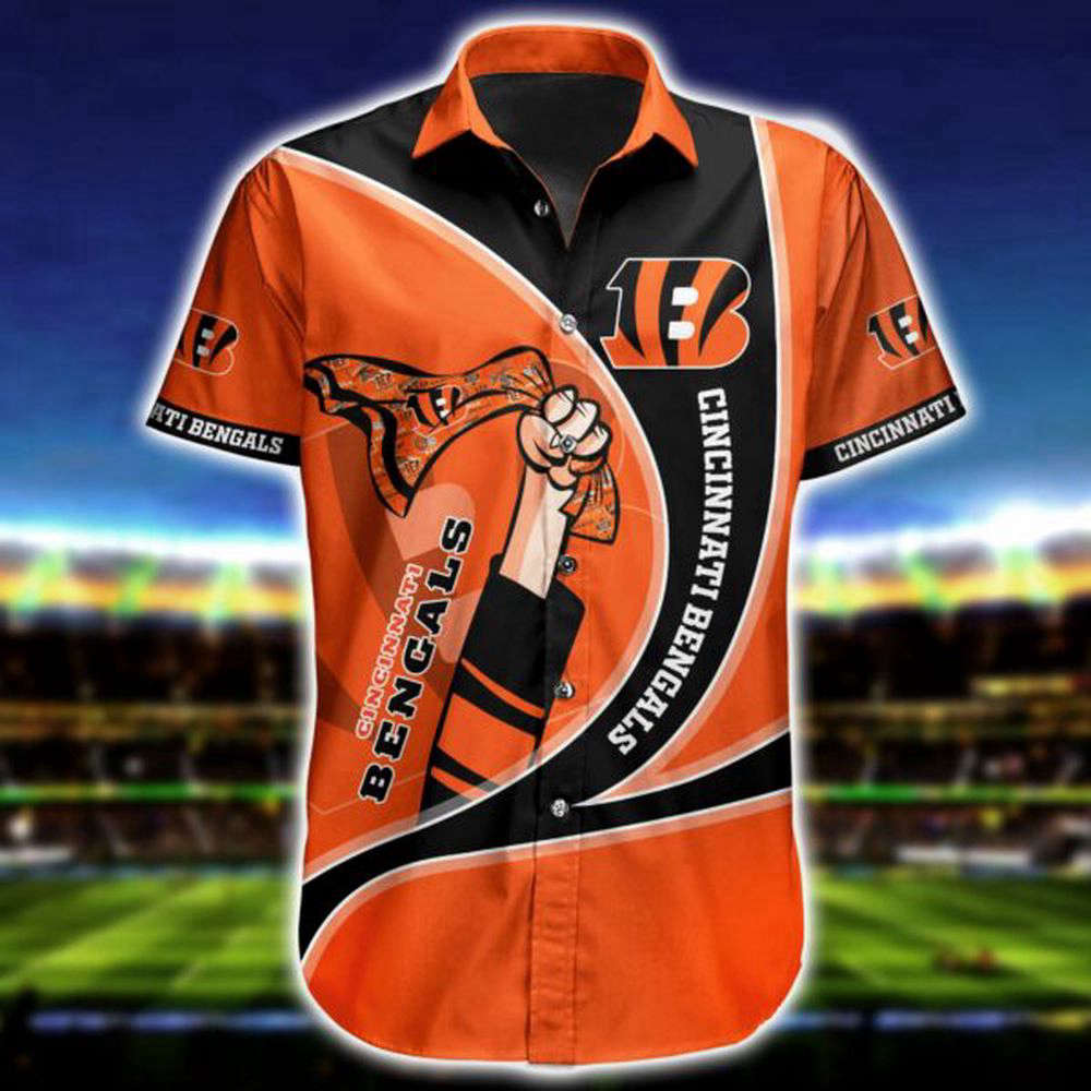 NFL Cincinnati Bengals Hawaiian Shirt For This Summer NFL Cincinnati Bengals Hawaiian Shirt For This Summer