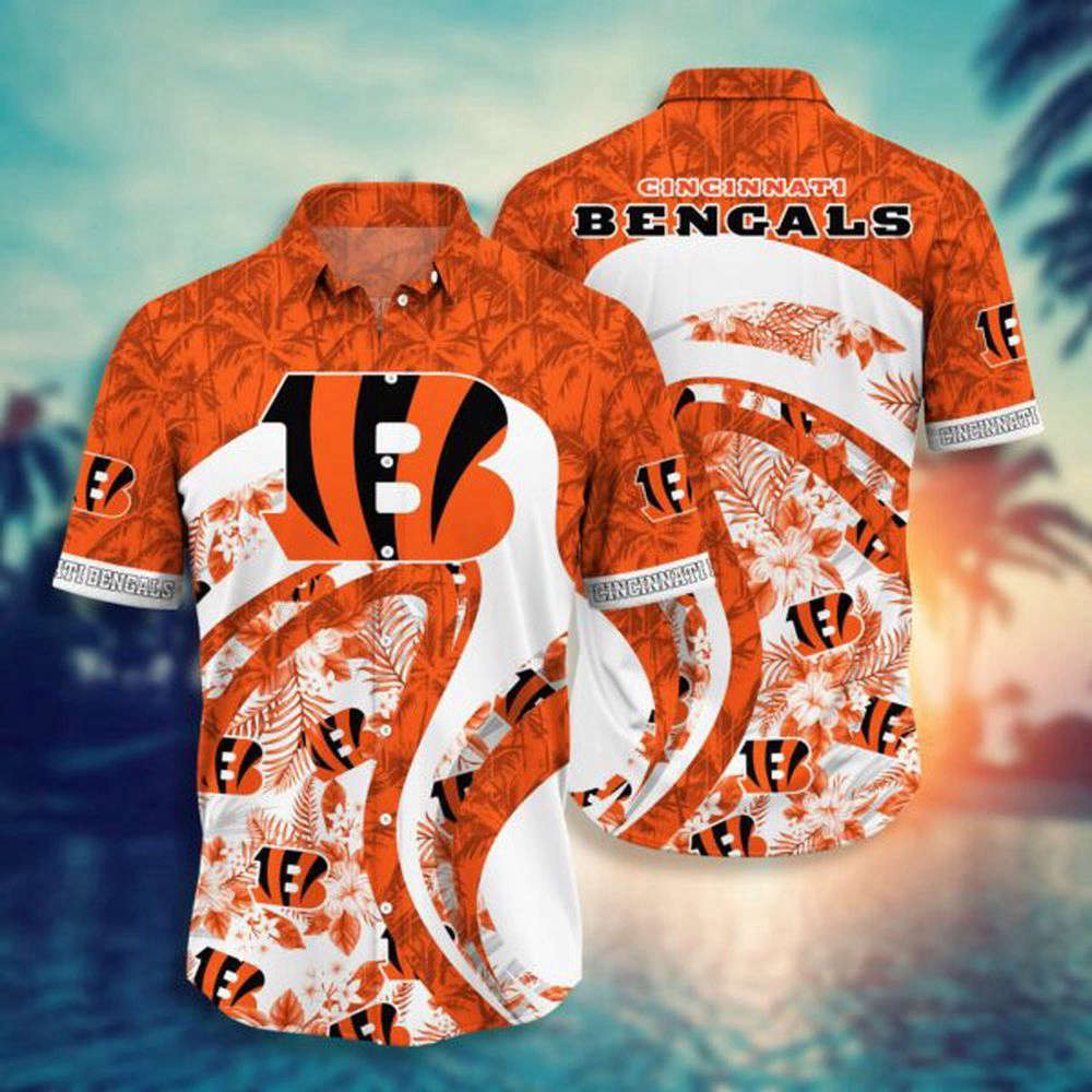 NFL Cincinnati Bengals Hawaiian Shirt Style Hot Trending NFL Cincinnati Bengals Hawaiian Shirt Style Hot Trending