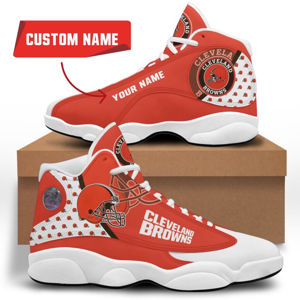 Personalized NFL Cleveland Browns Air Jordan 13 Shoes – Custom Name Edition Personalized NFL Cleveland Browns Air Jordan 13 Shoes – Custom Name Edition