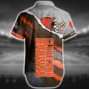 NFL Cleveland Browns Hawaiian Shirt   For Fans