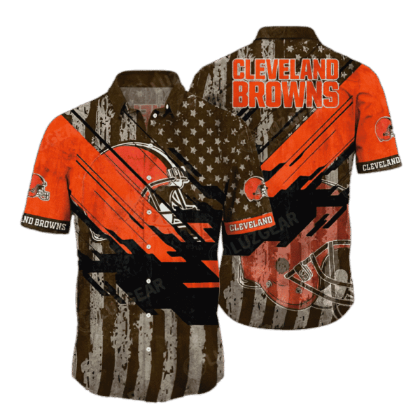 NFL Cleveland Browns Hawaiian Shirt Style Hot Trending For Men And Women