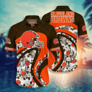 NFL Cleveland Browns Hawaiian Shirt Style Hot Trending For Men And Women