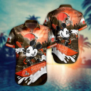 NFL Cleveland Browns Hawaiian Shirt Trending Summer For Men And Women