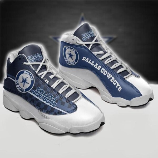 NFL Dallas Cowboys Air Jordan 13 Shoes V4 – Official Team Sneakers